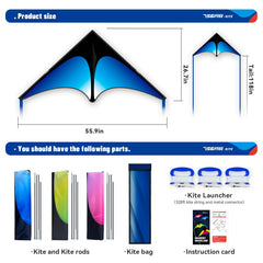 SGftre Delta Kite kids-adults-fun scene demonstrates versatile outdoor entertainment.
