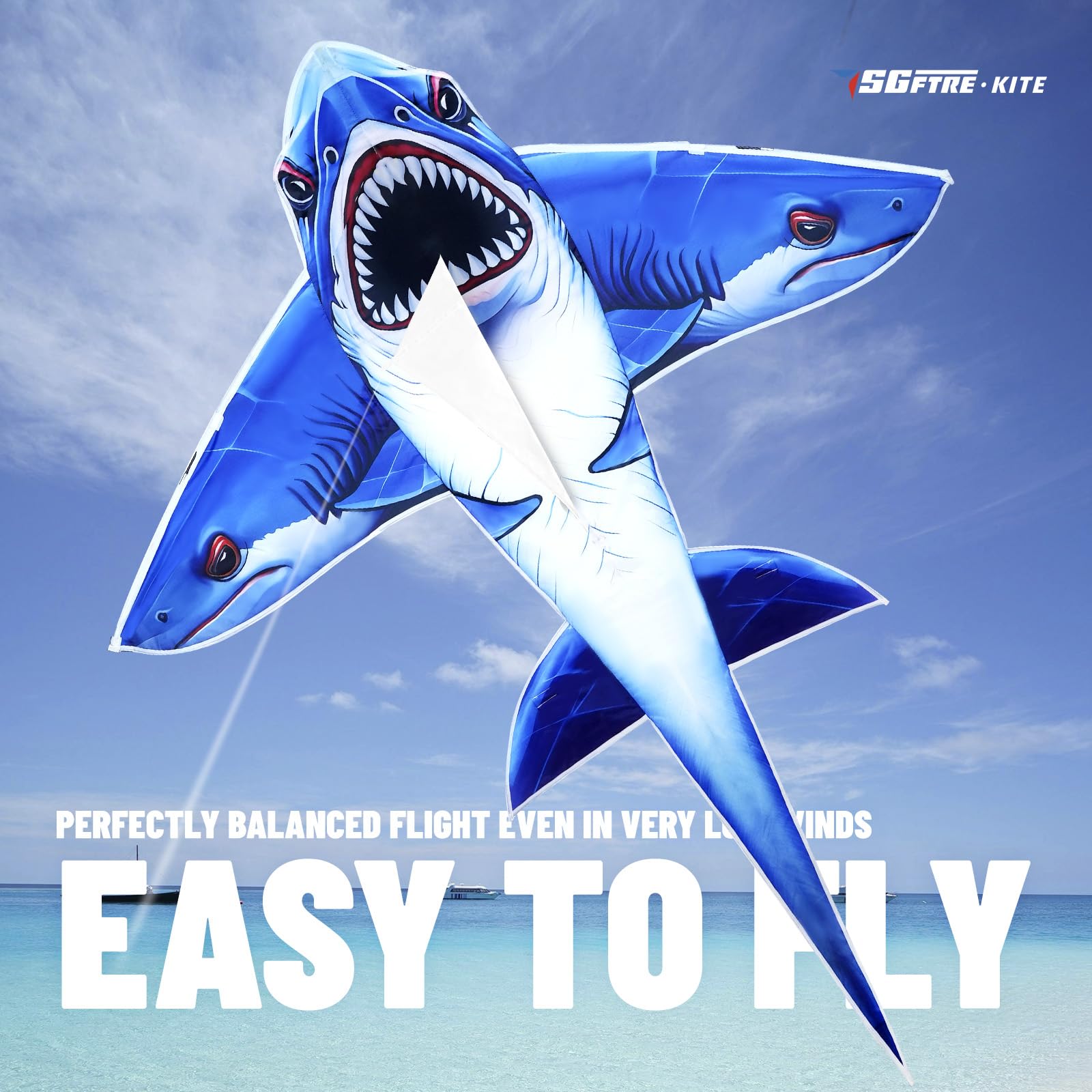 SGftre ripstop polyester frame with fiberglass rods withstand windy days