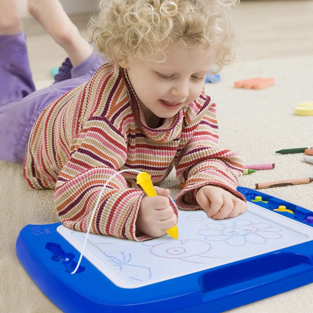 Kids enjoy drawing sessions on the SGILE doodle board.