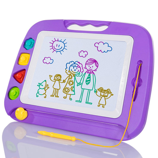 SGILE large drawing board with 16 x 13 inch doodle area for expansive kid art sessions