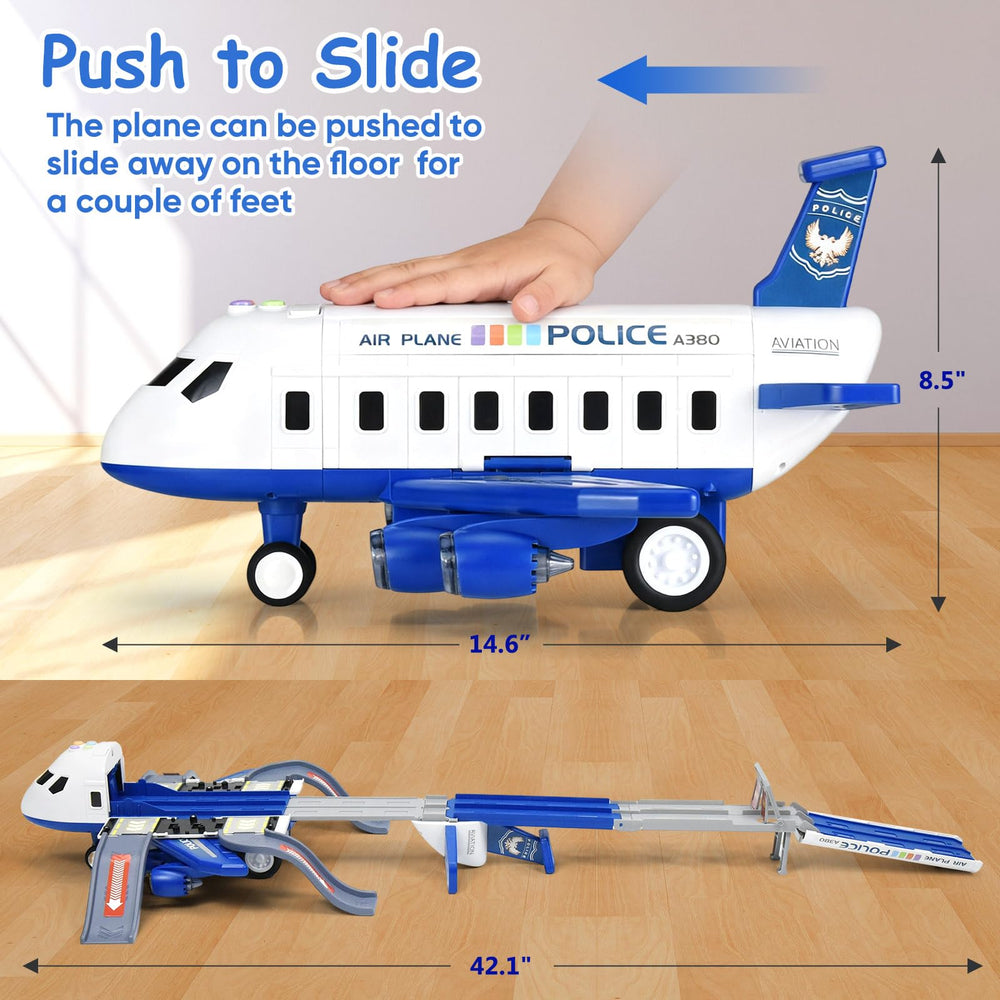 SGIP Airplane Toy enables two kids to race on the head-to-head tracks.