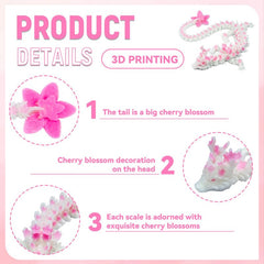 SGYYSG Cherry Blossom Dragon head articulation allows dynamic photography angles.