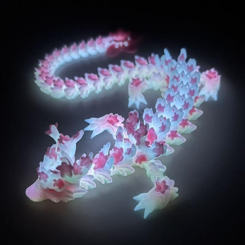 SGYYSG Cherry Blossom Dragon front view highlights delicate flowers for elegant display.