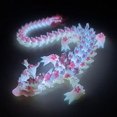 SGYYSG Cherry Blossom Dragon front view highlights delicate flowers for elegant display.