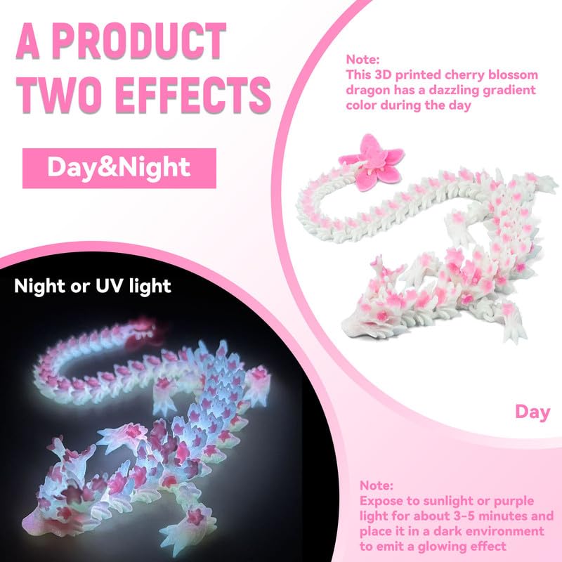 SGYYSG Cherry Blossom Dragon side pose emphasizes articulated movement for versatile posing.