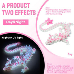 SGYYSG Cherry Blossom Dragon side pose emphasizes articulated movement for versatile posing.