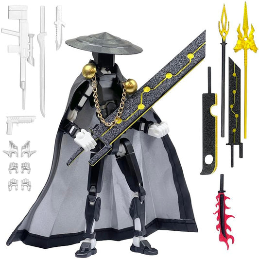 SGYYSG T13 assembly figure front view, ready for dynamic posing and display.