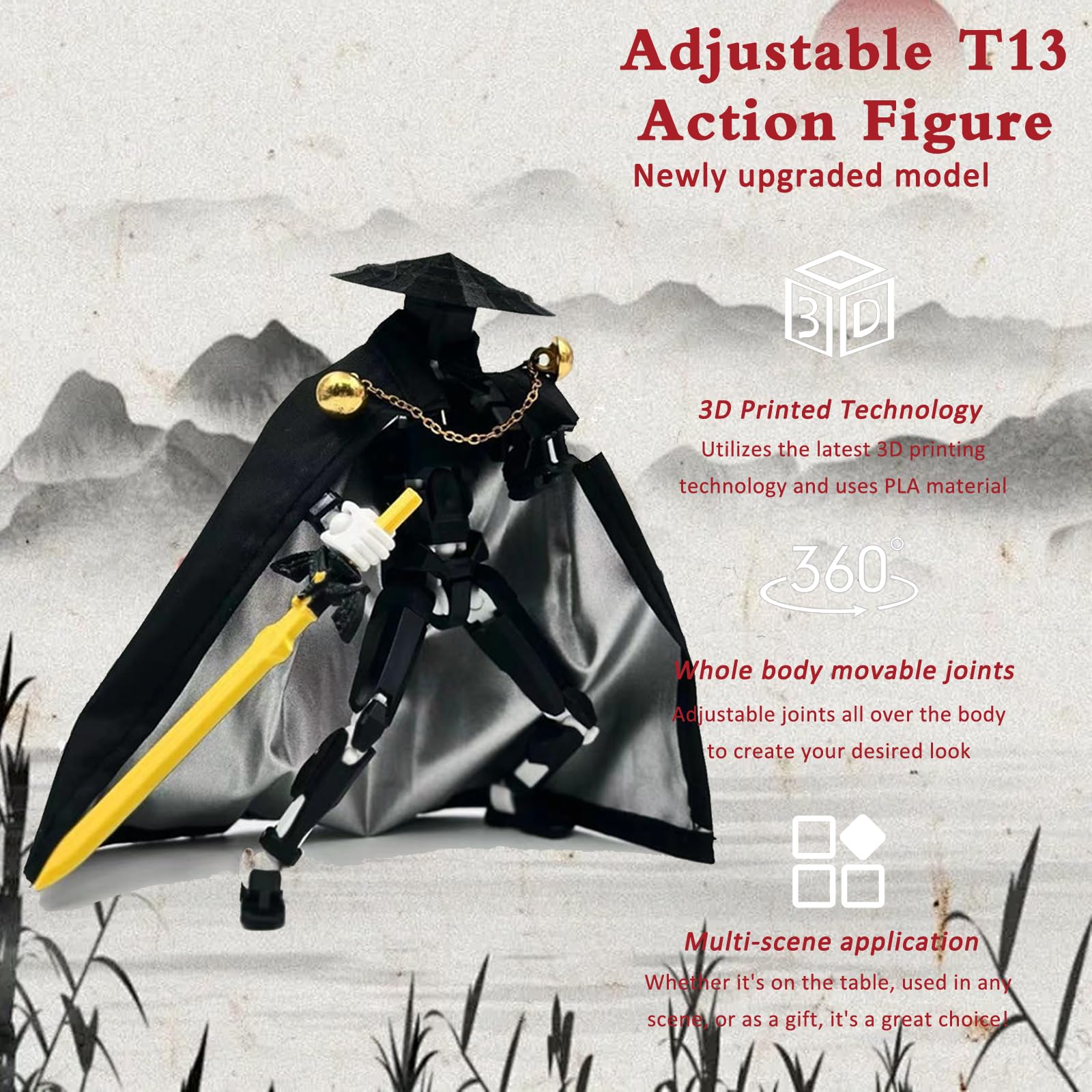 SGYYSG T13 joints offer full range for action poses