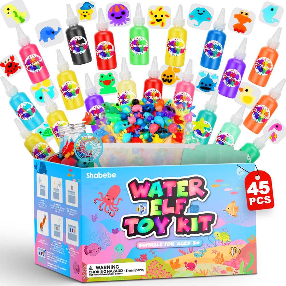Shabebe Magic Water Elf Kit box—compact inspiration for DIY aqua crafts.