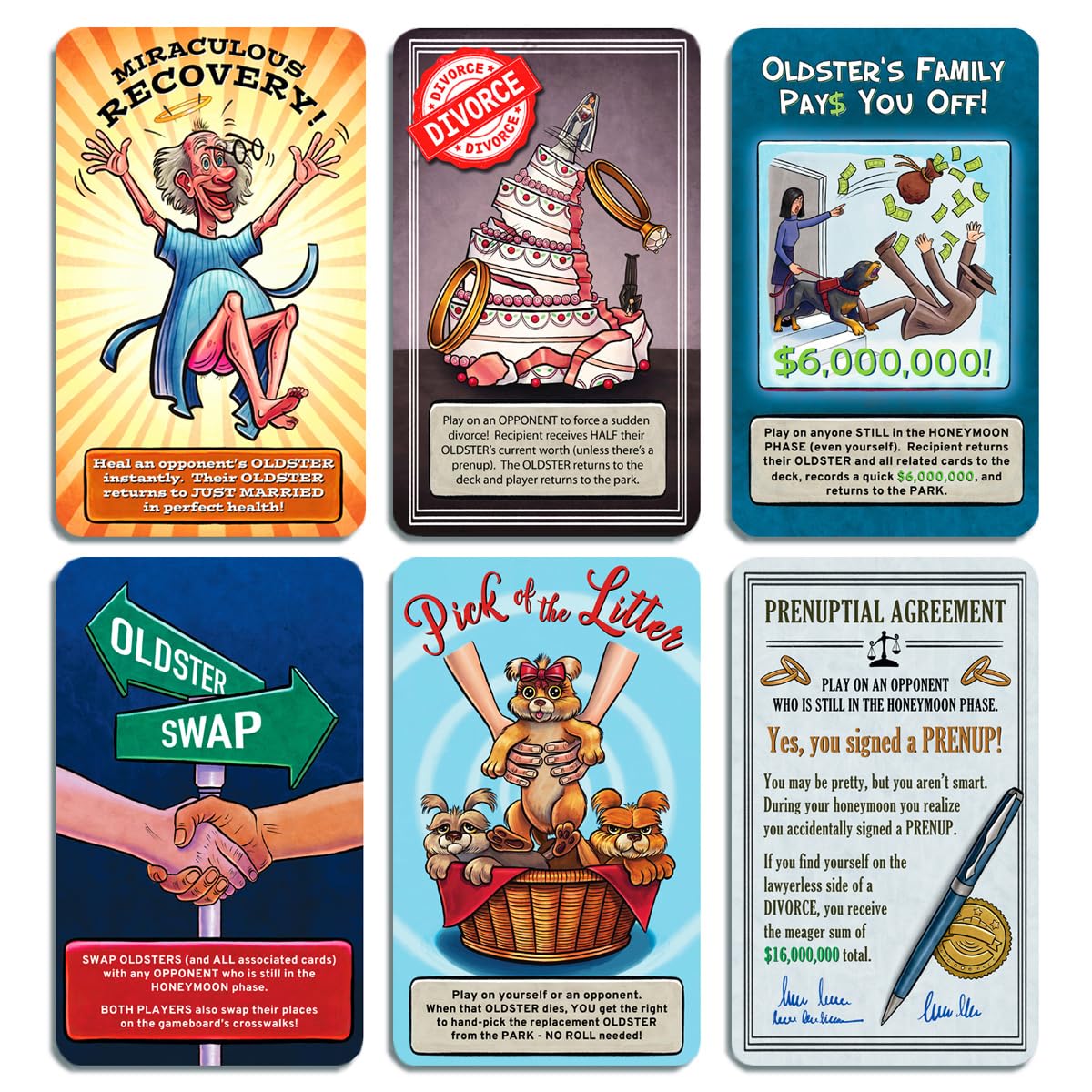 Shadow Capers punchboard Goldmine Park adds shiny collector appeal.
