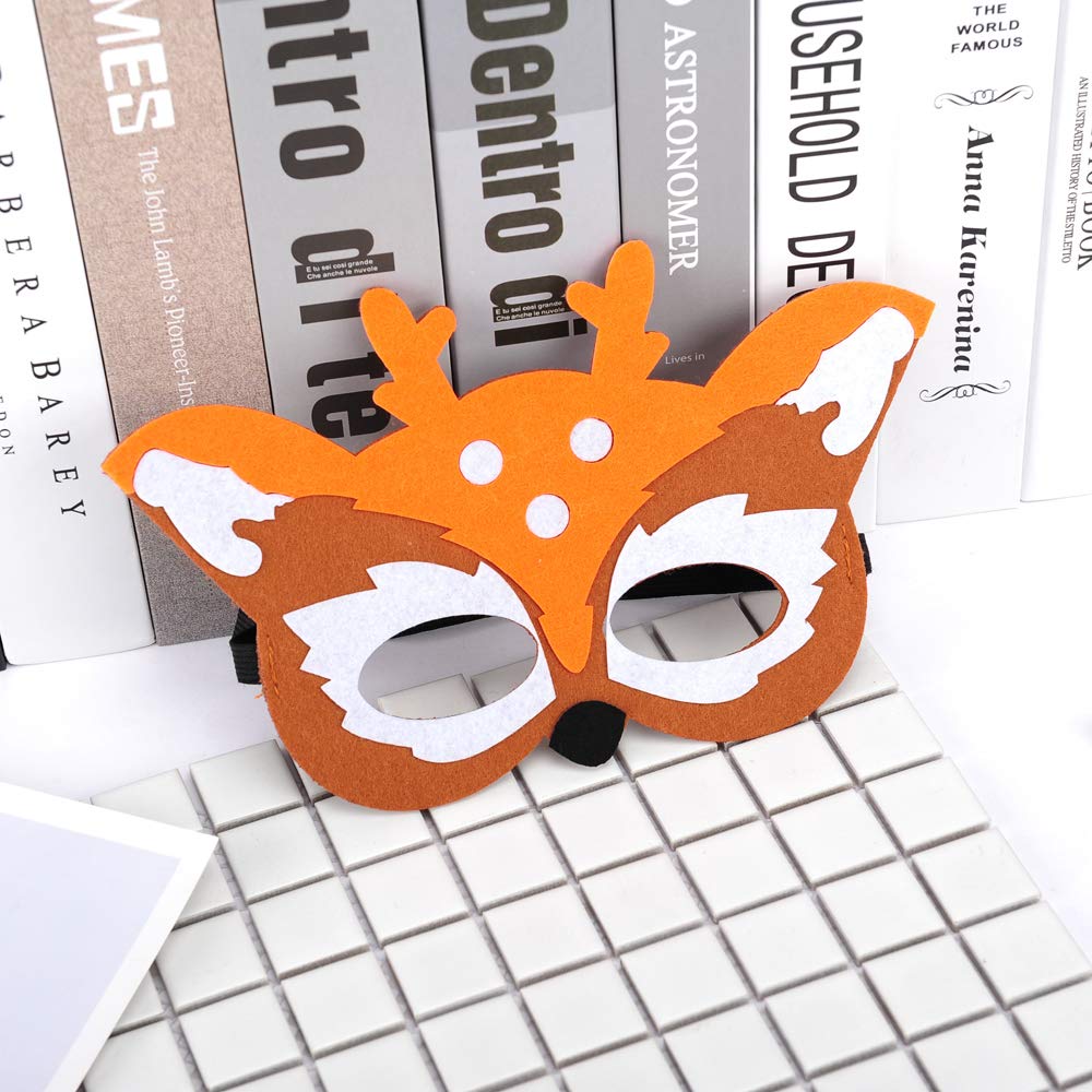 ShaggyDogz fox mask for kids, cute, lightweight costume piece.