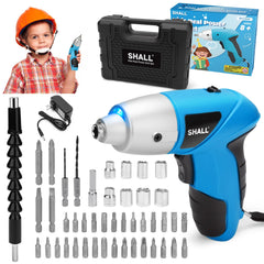 SHALL kids cordless drill with carrying case for organized DIY projects