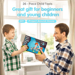 SHALL safety gloves with pencils emphasize safety and planning for DIY