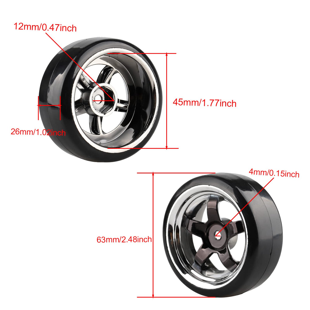 Shaluoman compatible with Redcat HSP HPI drift cars for 1/10 scale