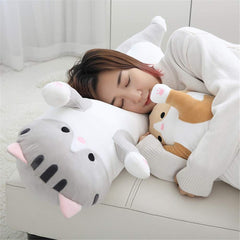Shangman 150cm oversized cat pillow for extra comfort