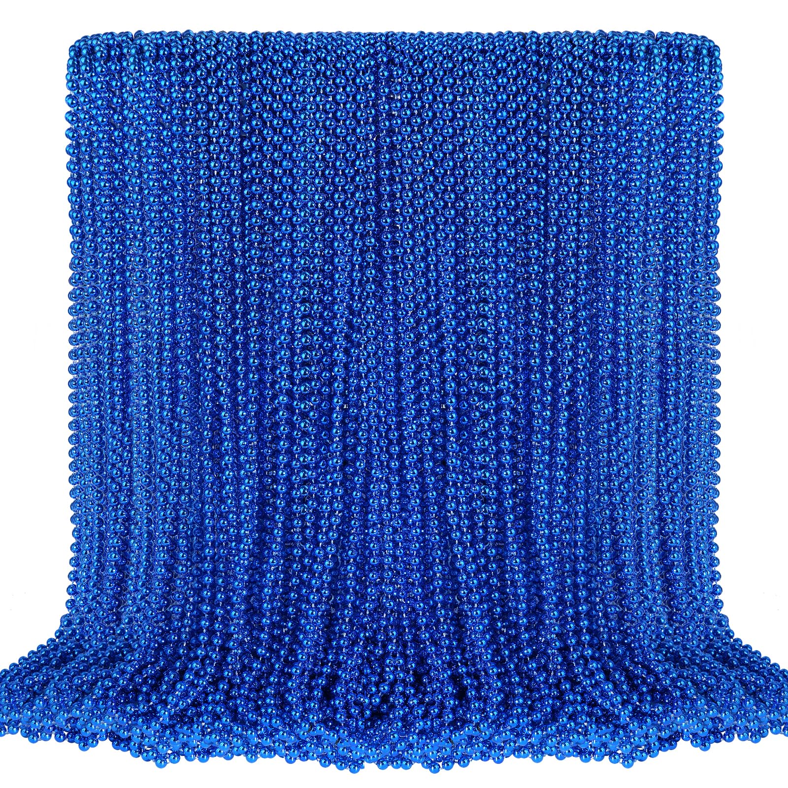 SHAOQINLIN blue bead necklaces set, 100 pieces, ideal for party favors and festive décor
