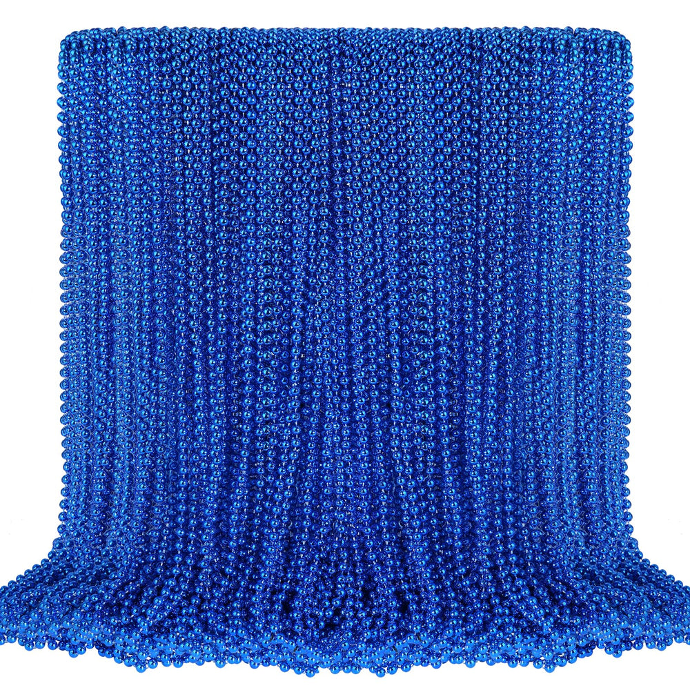 SHAOQINLIN blue bead necklaces set, 100 pieces, ideal for party favors and festive décor