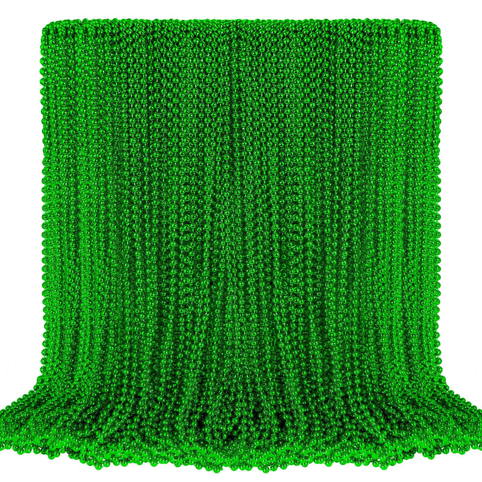 SHAOQINLIN green beads necklace set for festive décor and party favors.
