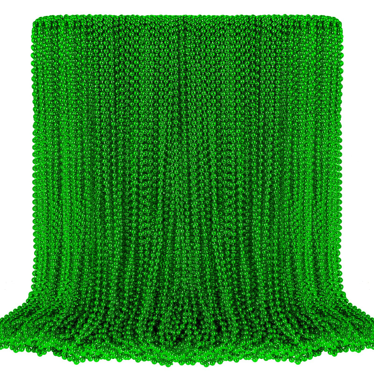 SHAOQINLIN green beads necklace set for festive décor and party favors.