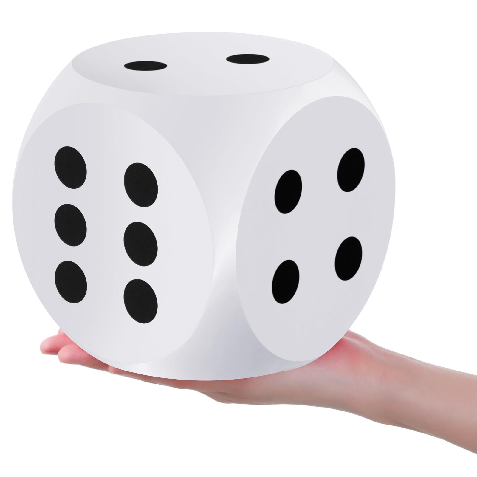 Shappy 6-inch foam dice rolling for game night fun