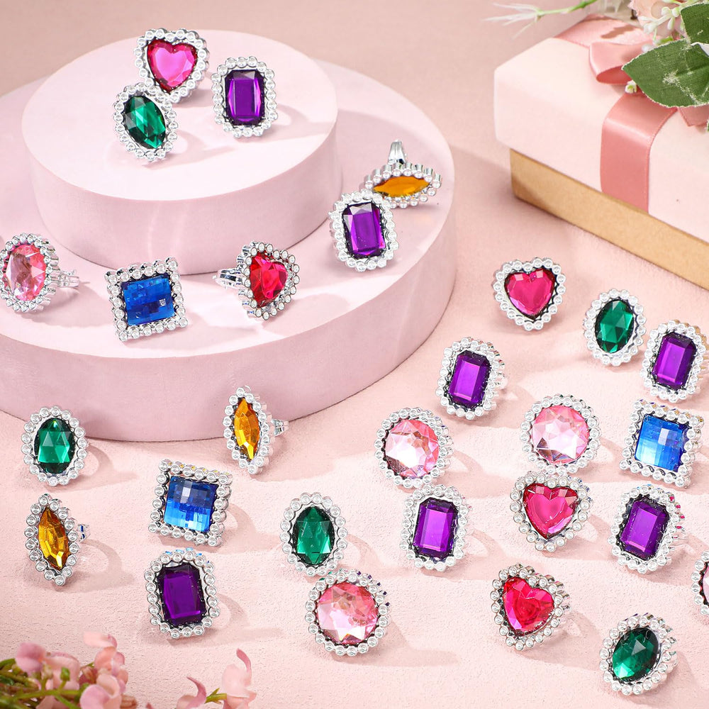 Shappy rectangular ring, adjustable fit and bold colors for kids.