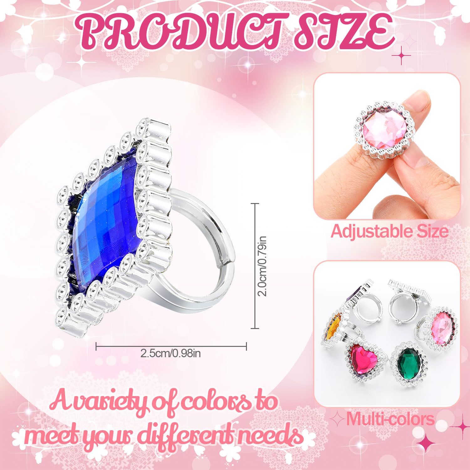 Shappy round-shaped plastic ring, bright colors for imaginative play.