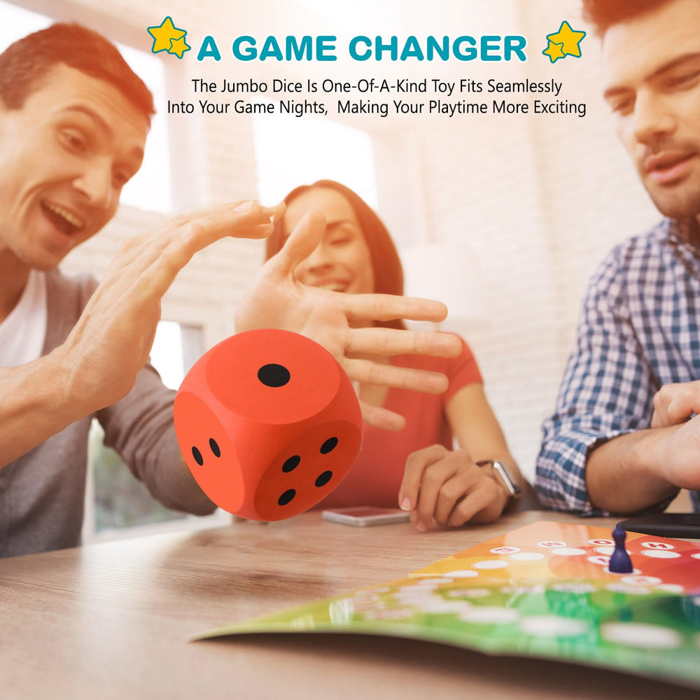 Shappy foam dice gift idea for birthdays and holidays.