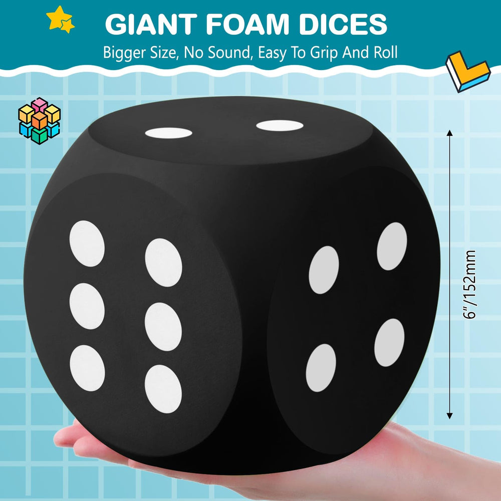 Shappy foam dice close-up texture showing EVA foam durability.