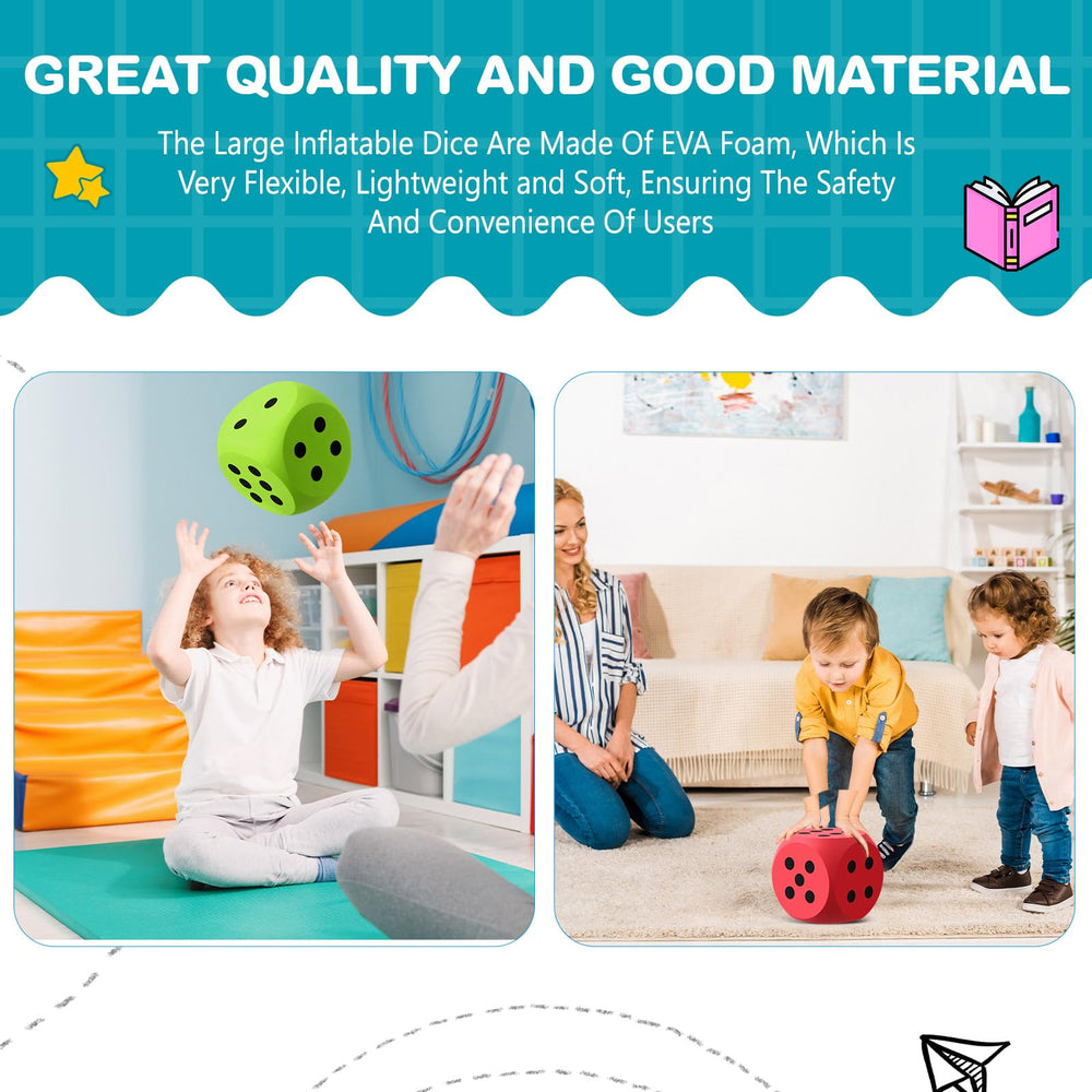 Shappy educational dice inspire cooperative play and quick decision-making.