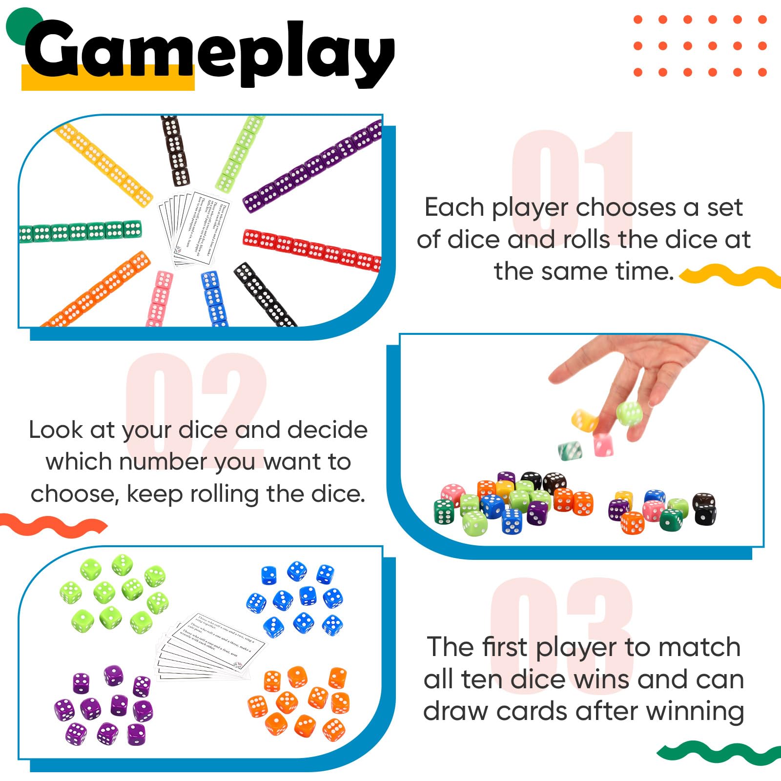 Shappy instruction manual sheet with play guidance
