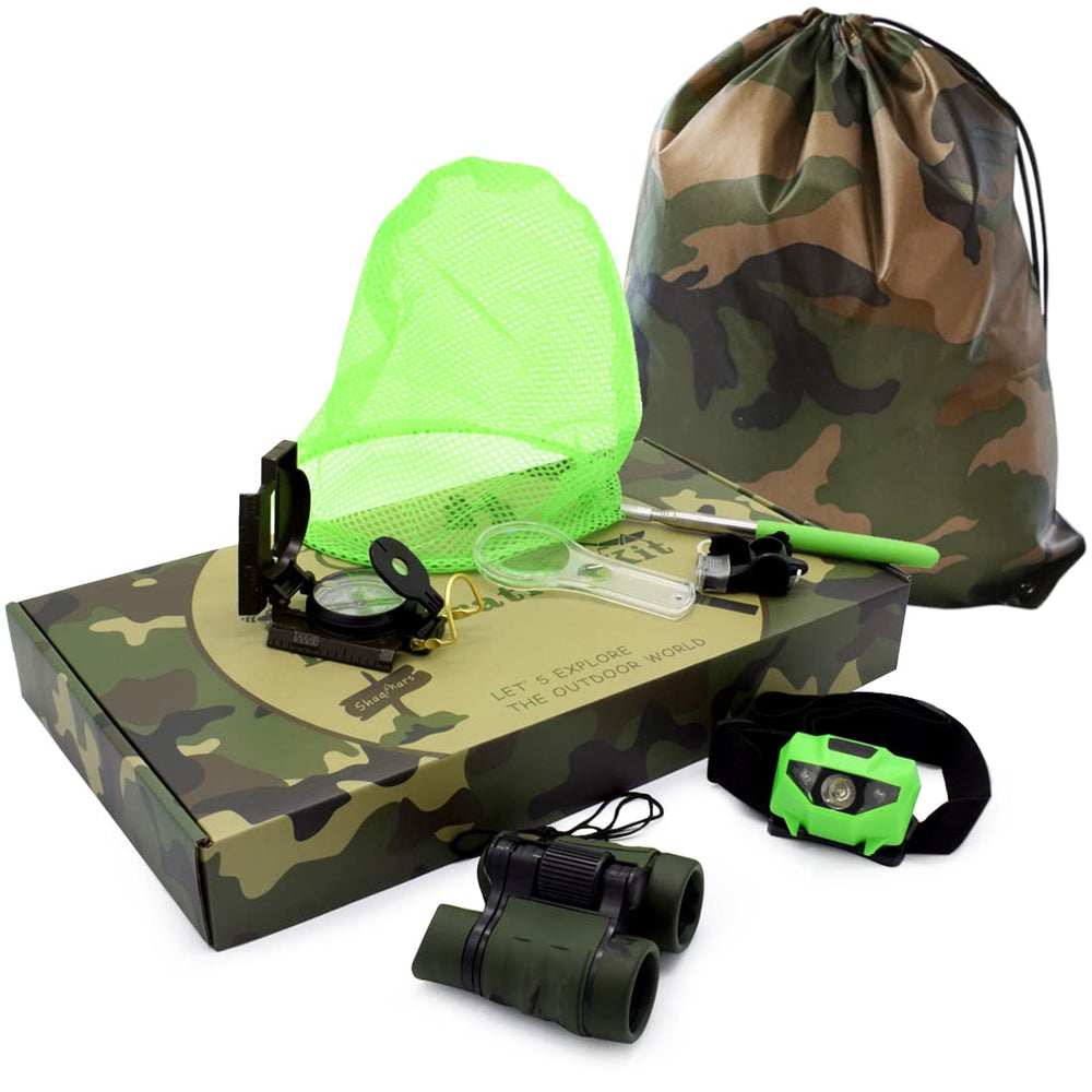 ShaqMars camo backpack keeps all items organized for trips.