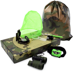 ShaqMars camo backpack keeps all items organized for trips.