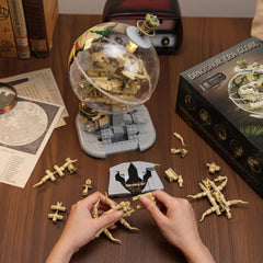 SHAREHB Dinosaur Skull Globe gift-ready packaging for science lovers.