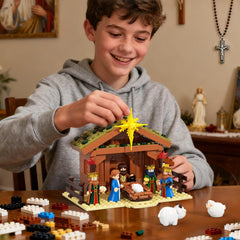 ShareHB stable scene with animals enhances home Christmas decoration and teaching moments