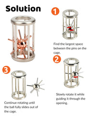 Sharp Brain Zone brave puzzle 3d brainteaser showing intricate mechanism to challenge logic