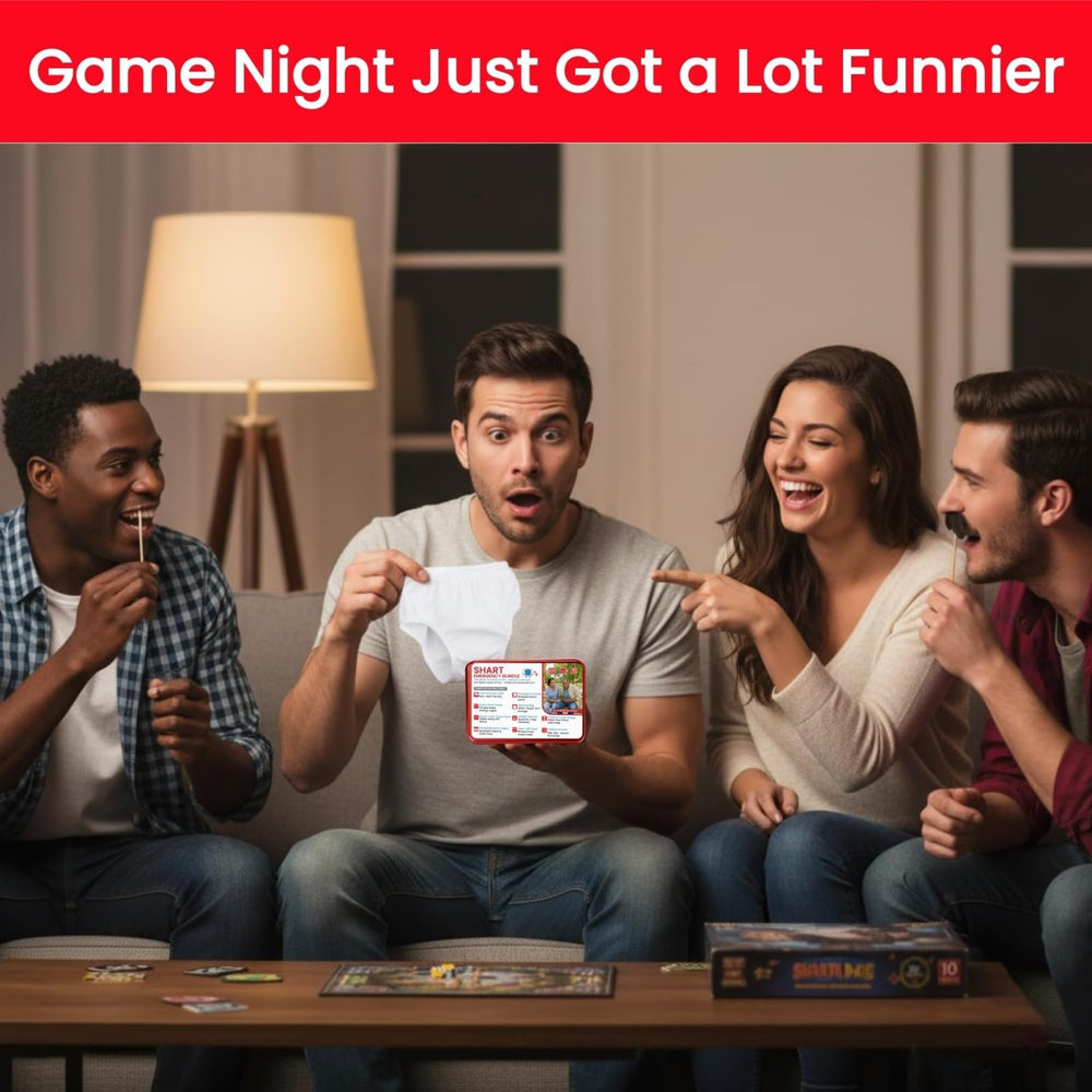 Shart Emergency Bundle joke cards spark spontaneous humor with four witty notes.