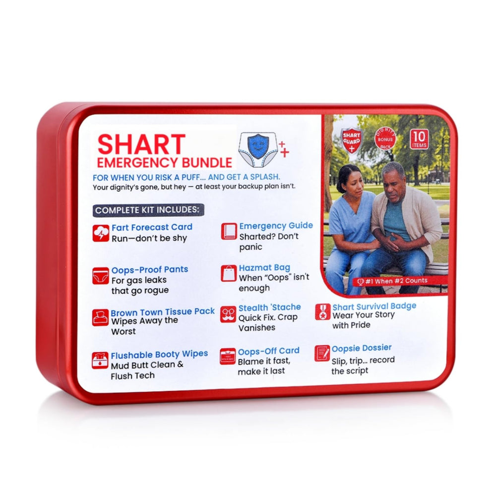Shart Emergency Bundle wipes for quick laughs during a party prank.