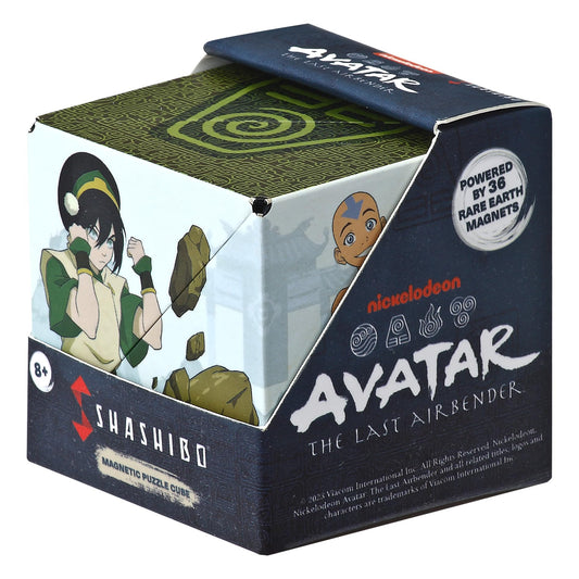 Shashibo Avatar Earth magnetic puzzle box in action for focus and play