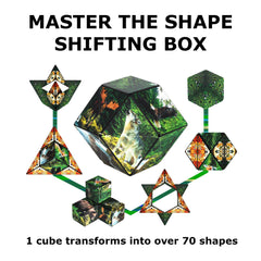 Shashibo award-winning design highlights quality and durable magnet system.
