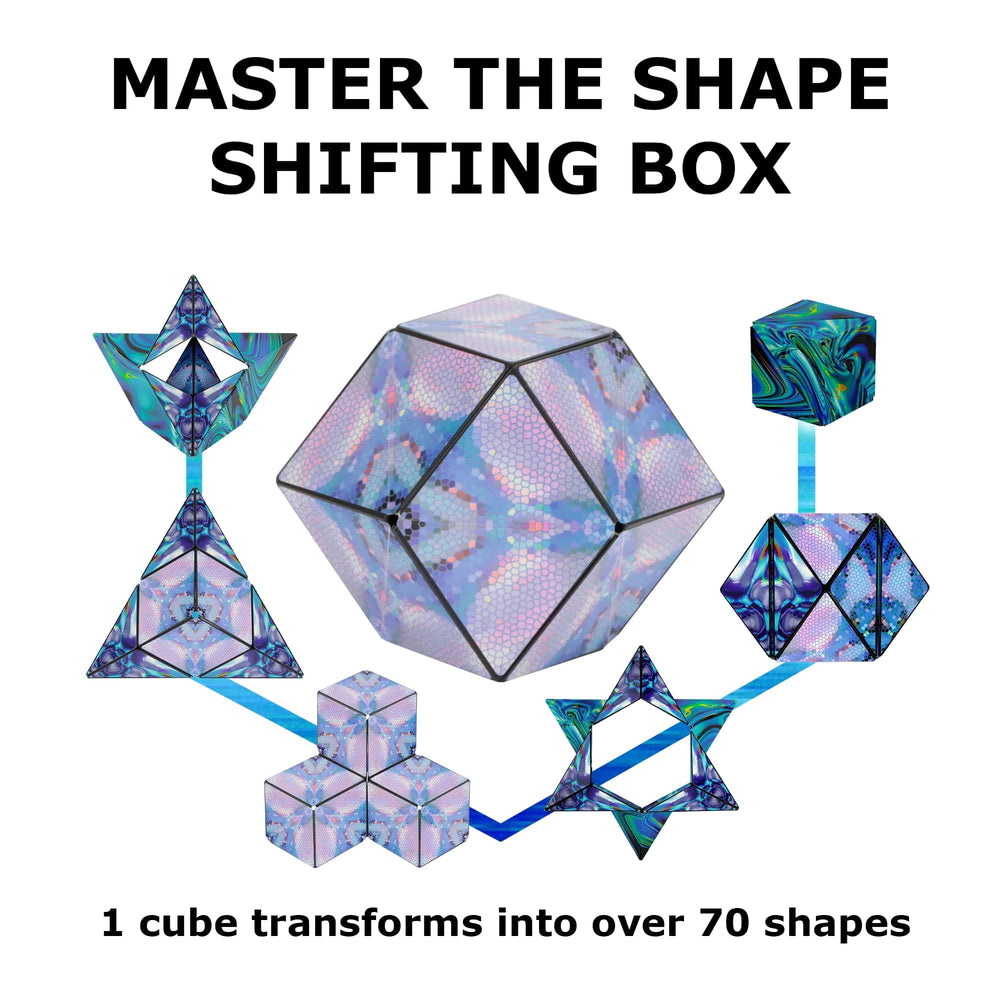 Shashibo connect multiple cubes for expanded tactile creations