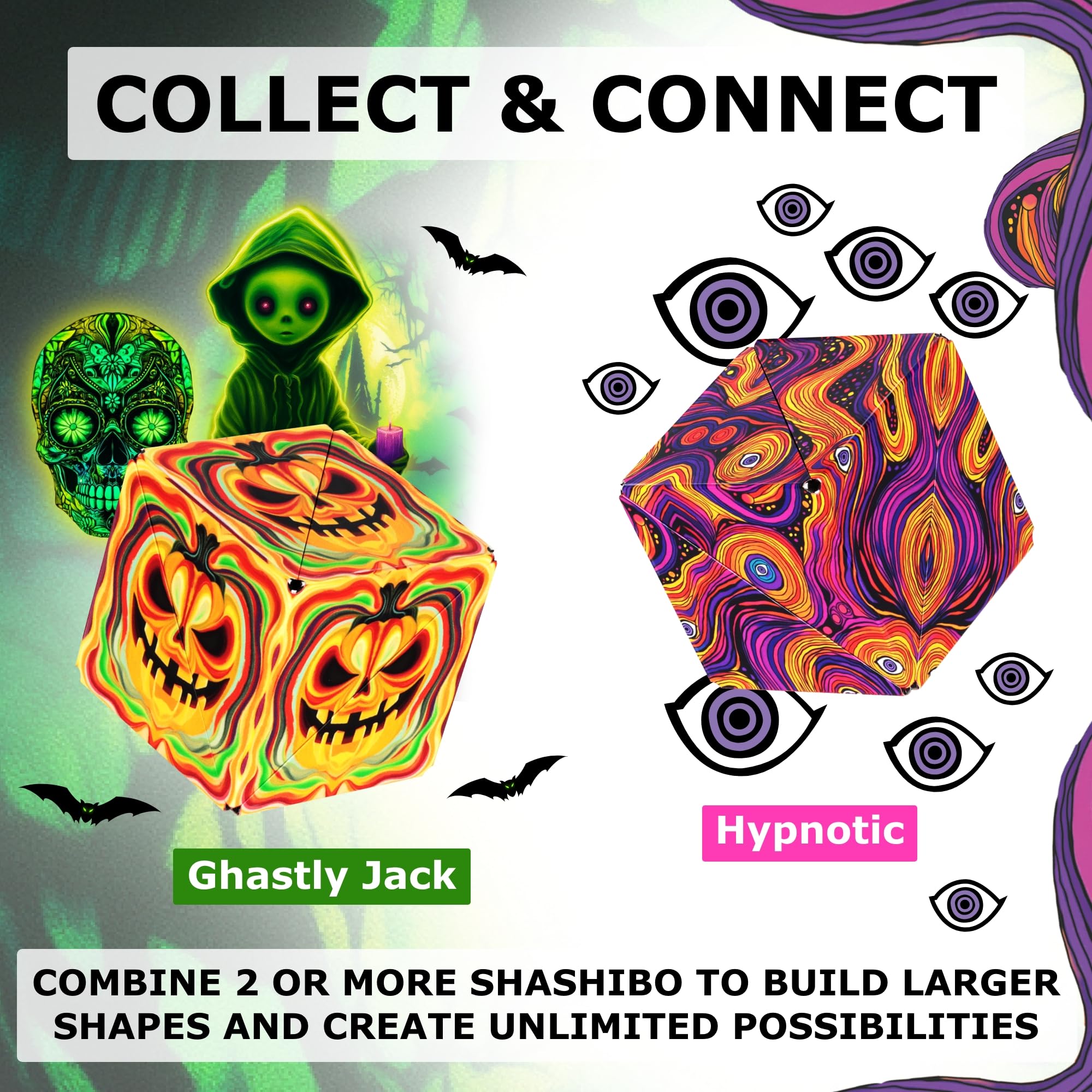 Shashibo Ghastly Jack gift set offers a premium sensory gift option.