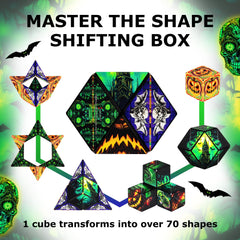 Shashibo Ghastly Jack transformations highlight 70+ shapes for endless creativity.