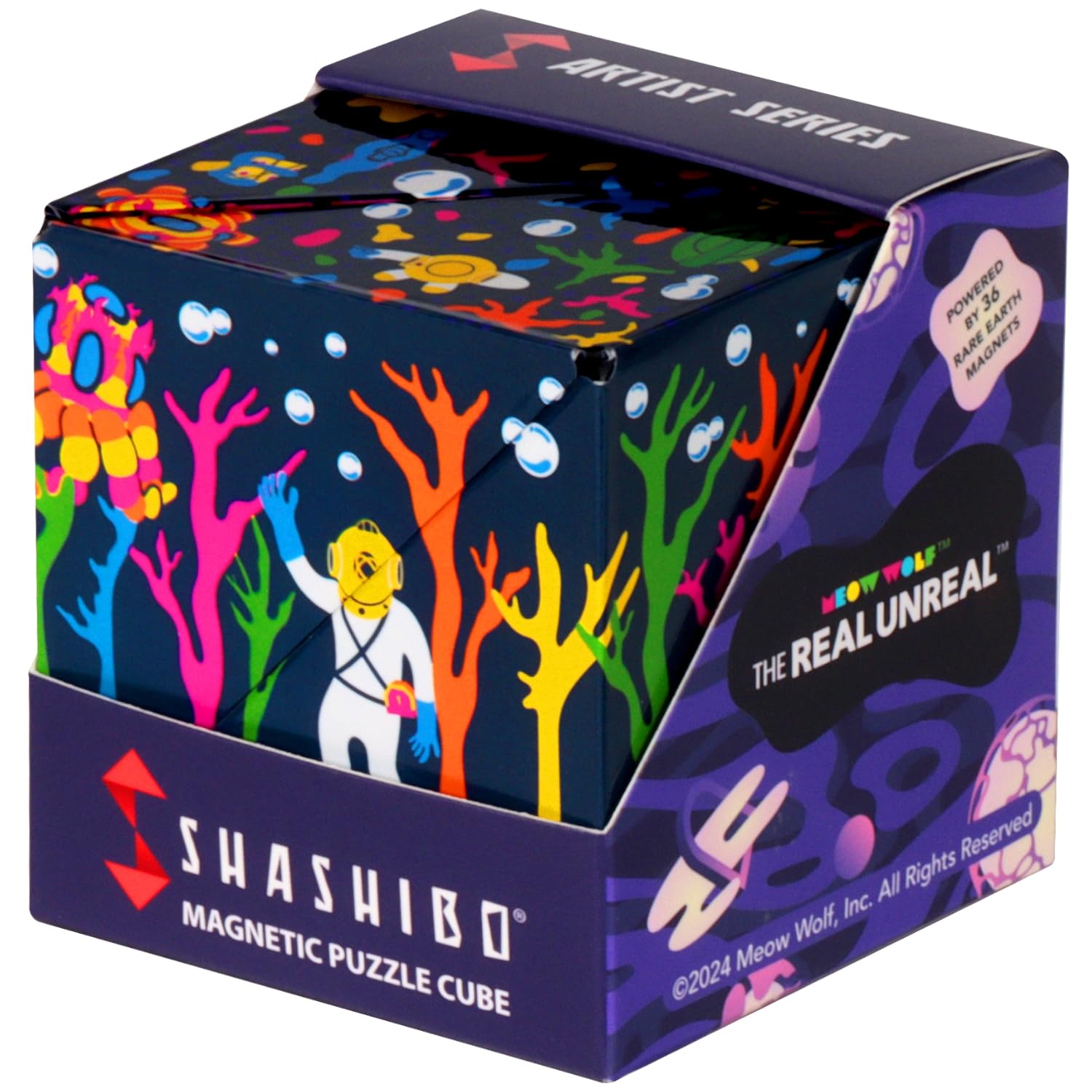 Shashibo Glowquarium cube-collection offers versatile shape shifts for focused play and calm exploration.