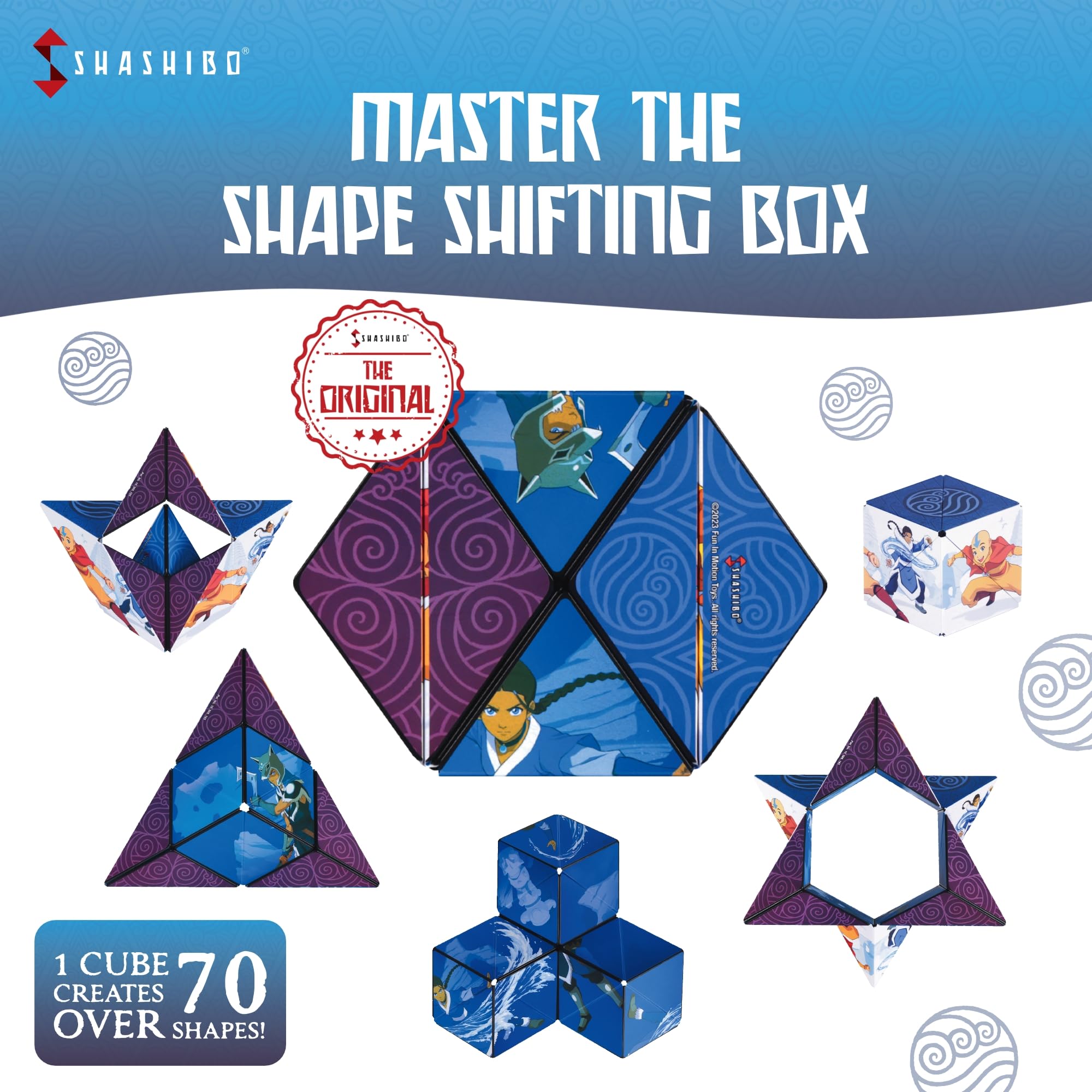 Shashibo infinite shapes collection highlighting endless creative possibilities.
