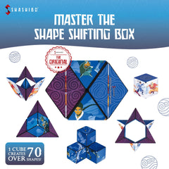 Shashibo infinite shapes collection highlighting endless creative possibilities.