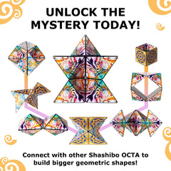Shashibo Octa is compact and travel-friendly for on-the-go play.