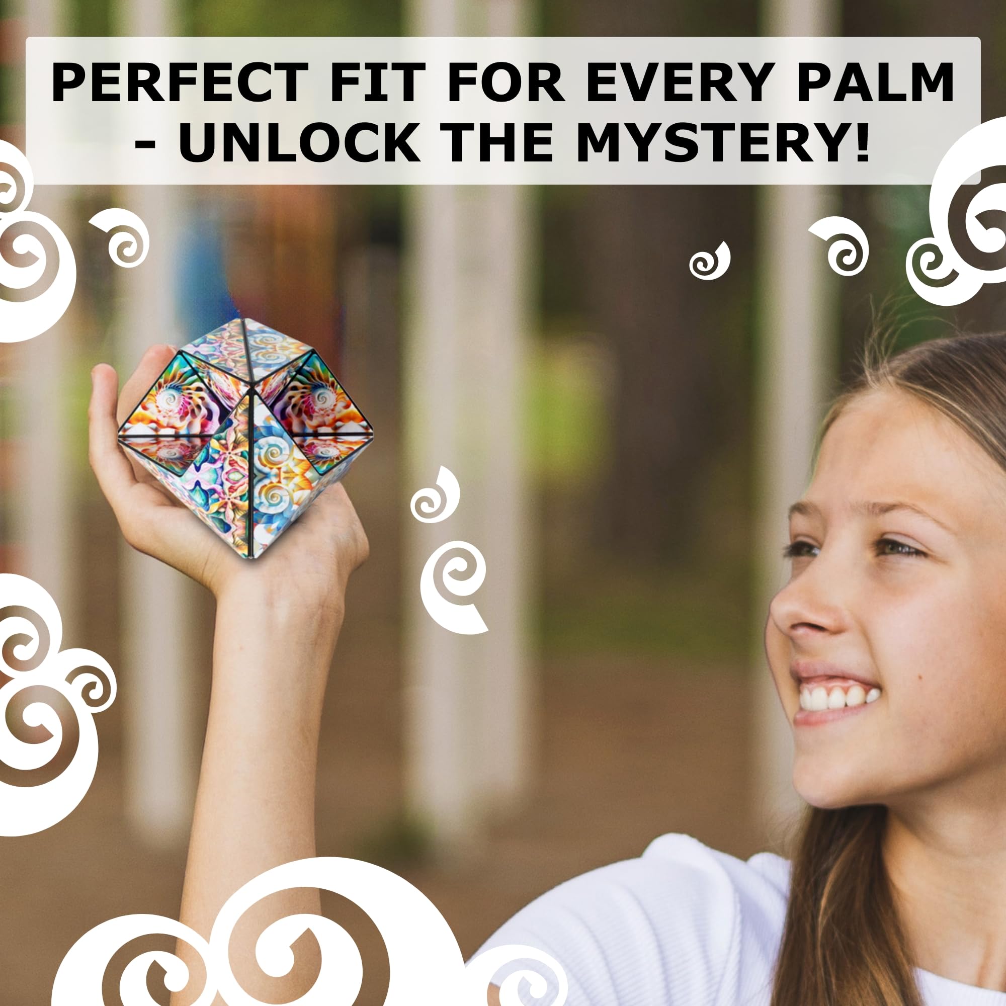 Shashibo Octa provides sensory fidgeting that can help calm busy hands.