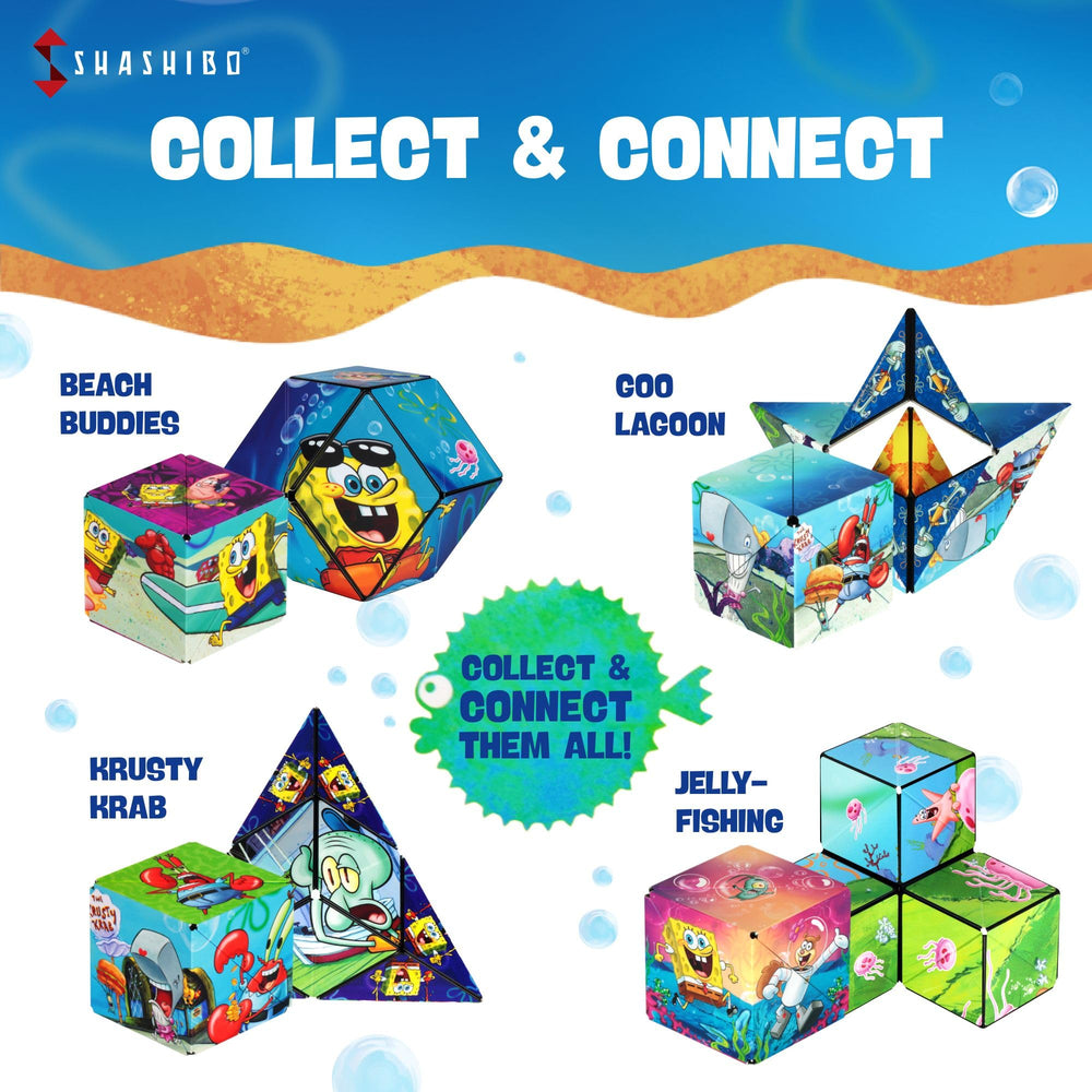 Shashibo sensory gift-ready cube ideal for creative breaks and travel.