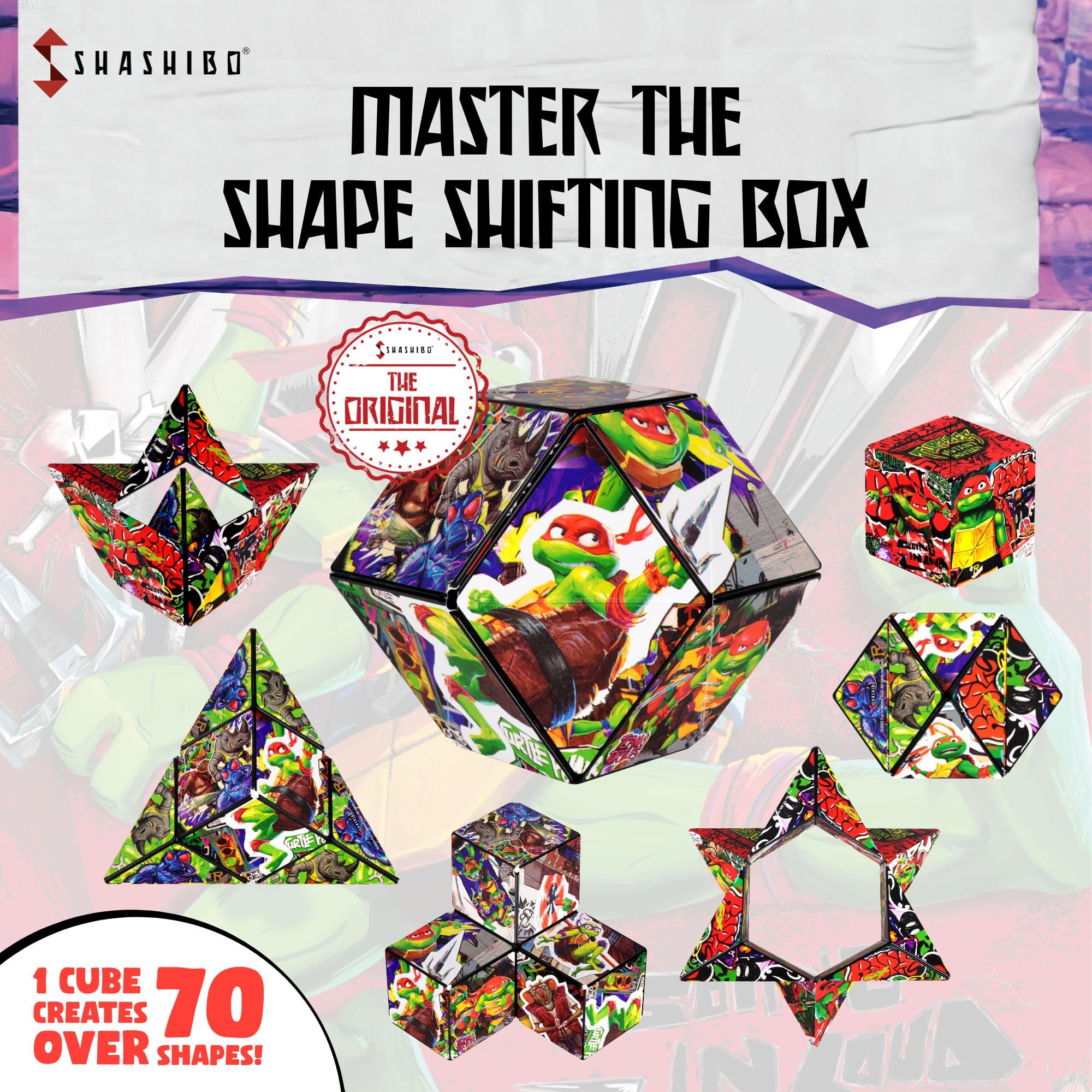 Shashibo sensory gift promotes focus through hands-on play.
