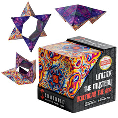 Shashibo Shape Shifting Box closed for quiet, portable focus during travel.